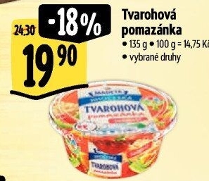 Tvarohová pomazánka Jihočeská Madeta