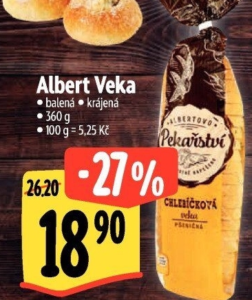 Veka chlebíčková Albert