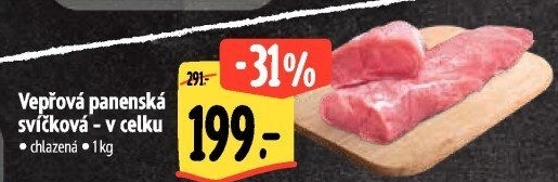 Vepřová panenská svíčková