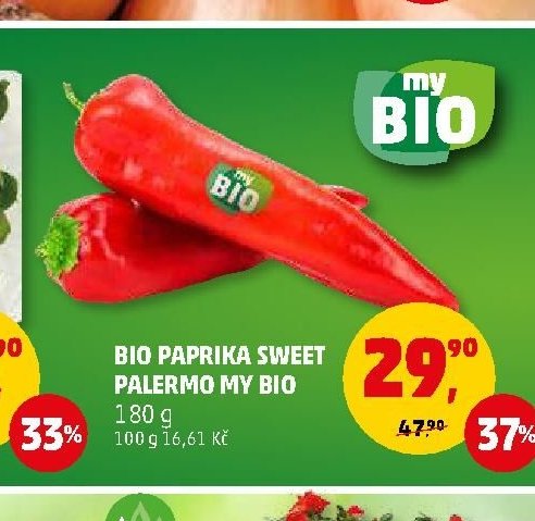 BIO PAPRIKA SWEET PALERMO MY BIO 180 g