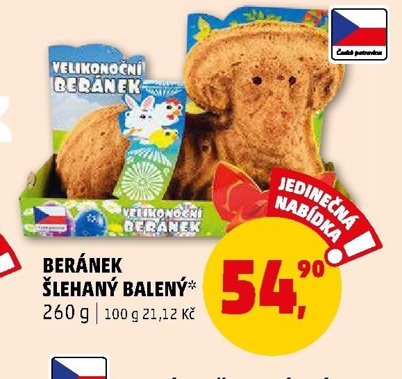 BERÁNEK ŠLEHANÝ BALENÝ