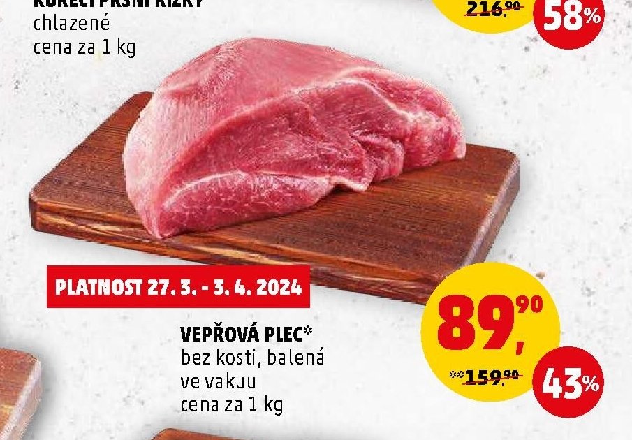 Vepřová plec