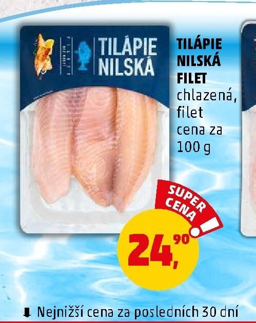 Tilápie nilská filet