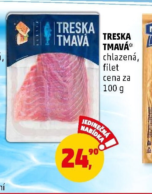 Treska tmavá filet