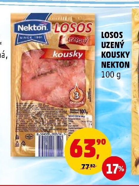 Losos uzený kousky Nekton