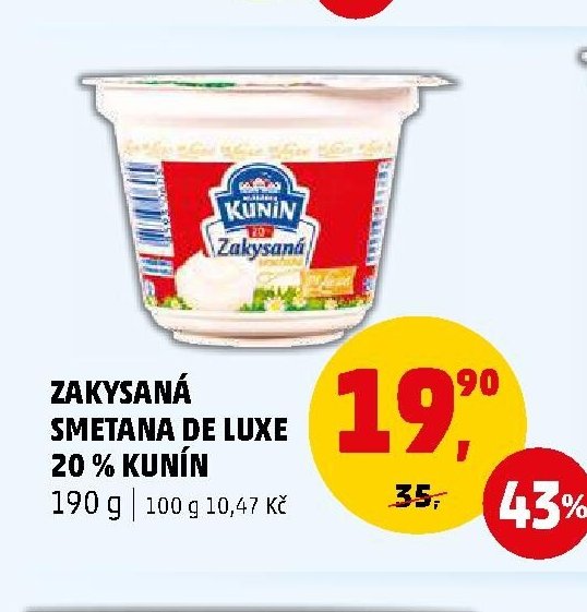 KUNÍN Zakysaná smetana de luxe