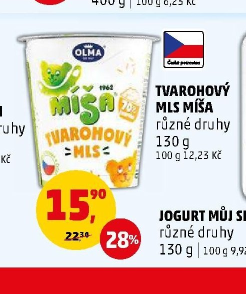 Tvarohový mls Míša