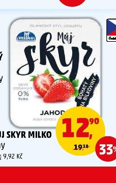 JOGURT MŮJ SKYR MILKO