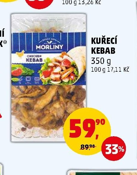 Kuřecí kebab Morliny