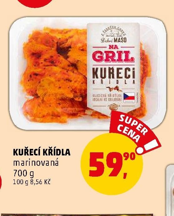 KUŘECÍ KŘÍDLA MARINOVANÁ