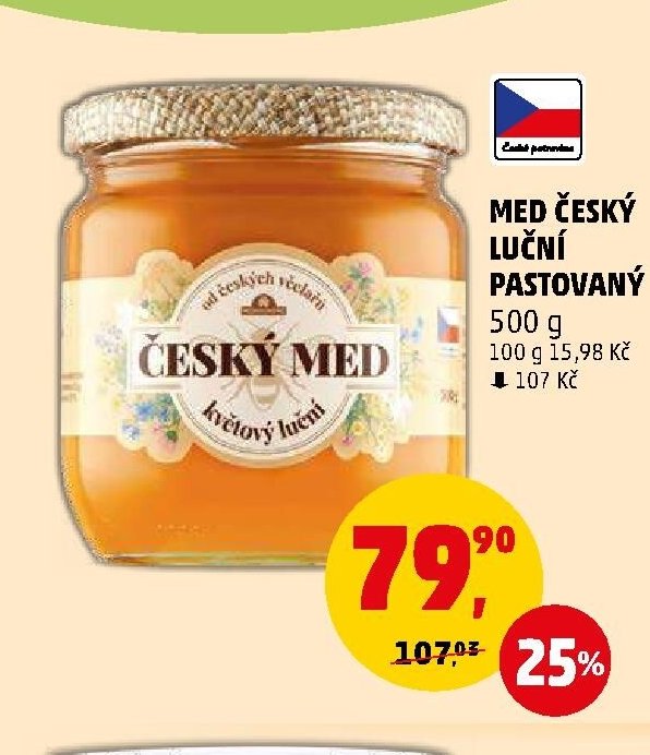 Med český luční pastovaný