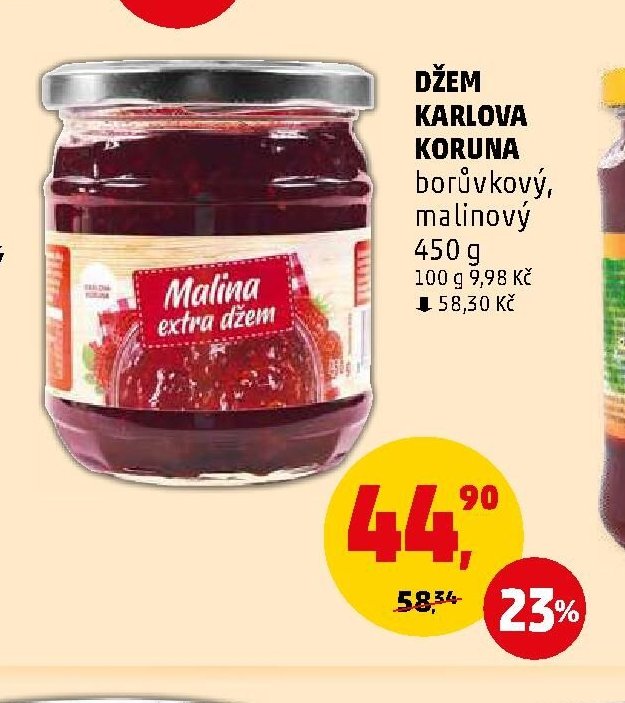 Džem Karlova Koruna borůvkový, malinový