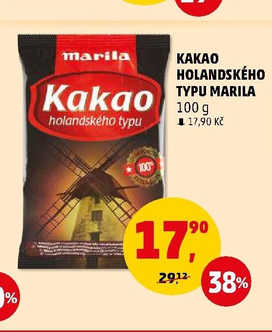 Kakao holandského typu Marila