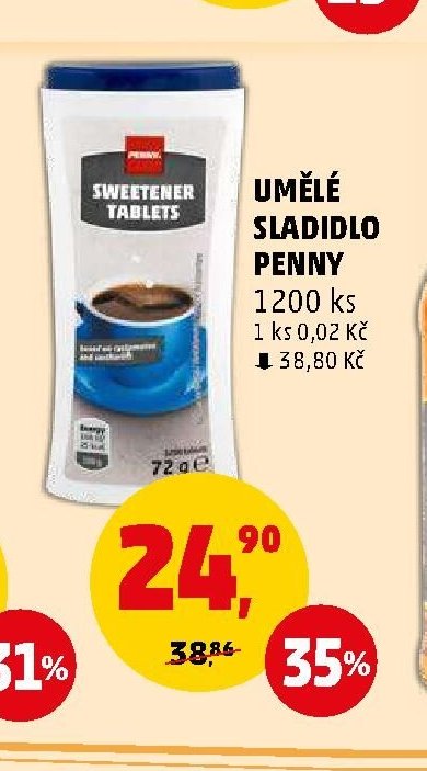 UMĚLÉ SLADIDLO PENNY