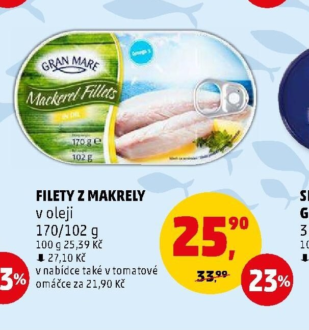 Filety z makrely v oleji