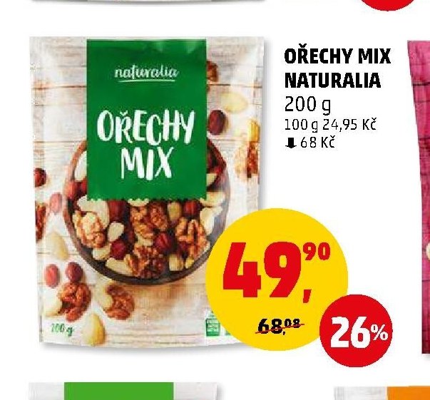 OŘECHY MIX NATURALIA