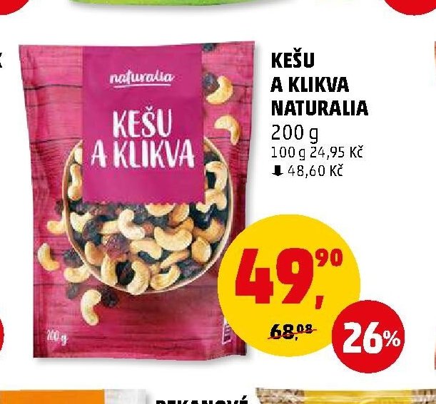 KEŠU A KLIKVA NATURALIA