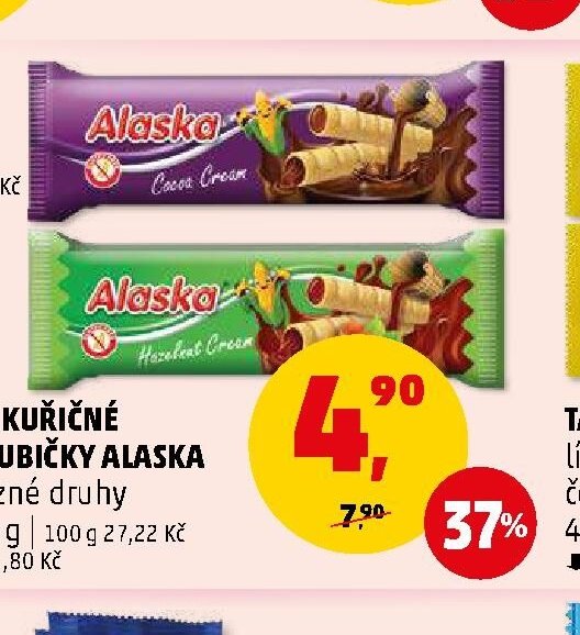 KUKUŘIČNÉ TRUBIČKY ALASKA