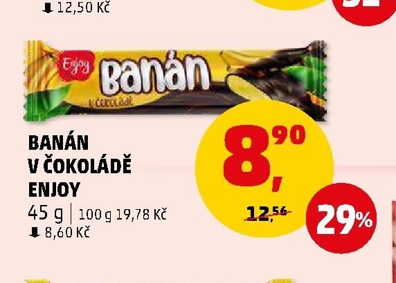 BANÁN V ČOKOLÁDĚ ENJOY