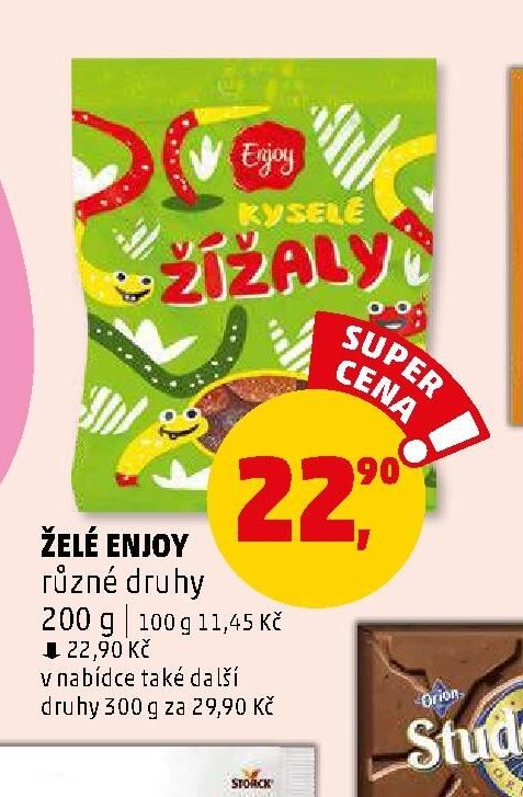 ŽELÉ ENJOY různé druhy