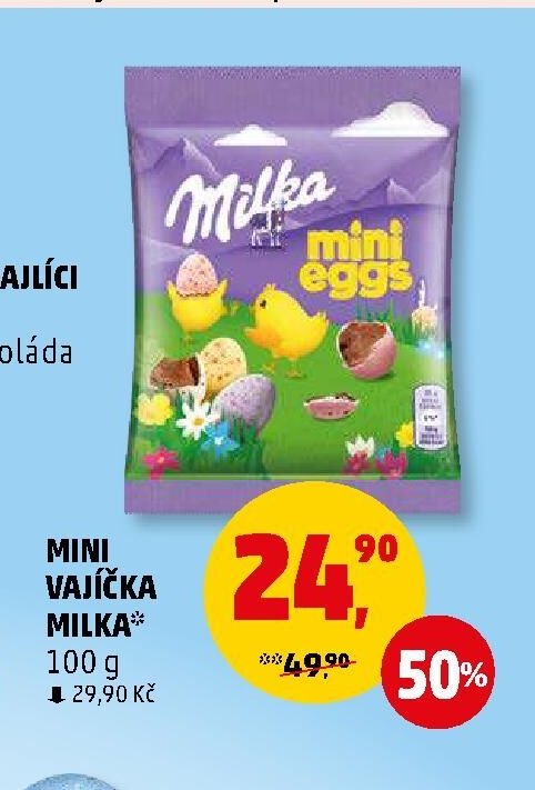 MINI VAJÍČKA MILKA