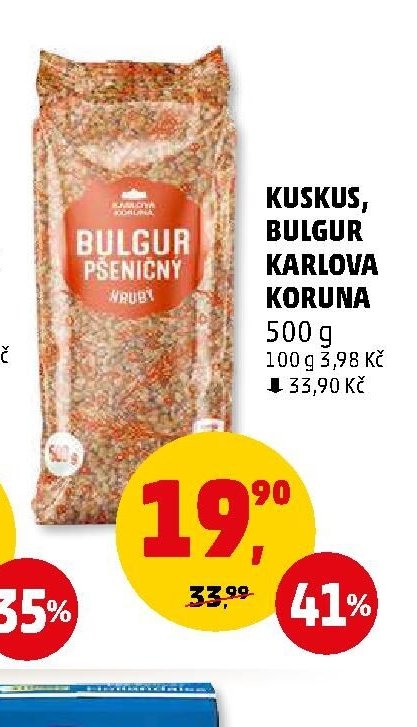 Bulgur pšeničný Karlova Koruna