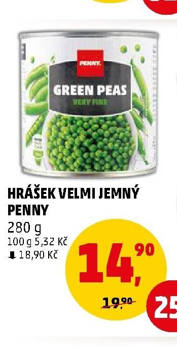Hrášek velmi jemný Penny