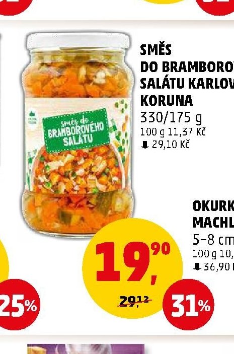 Směs do bramborového salátu Karlova Koruna