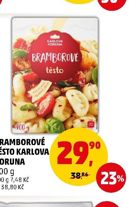 Bramborové těsto Karlova Koruna