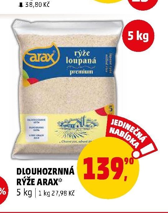 Dlouhozrnná rýže Arax