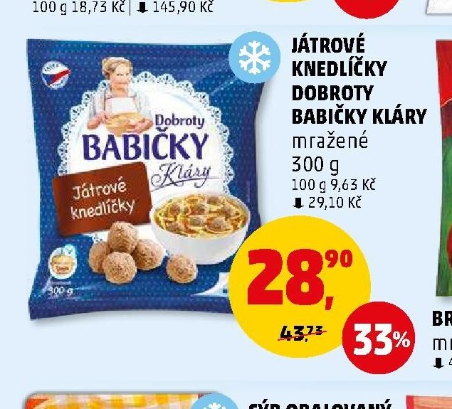 Játrové knedlíčky Dobroty Babičky Kláry