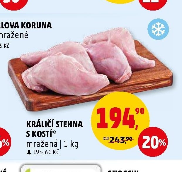 Králičí stehna s kostí