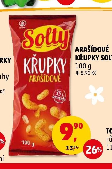 Arašídové křupky Solty