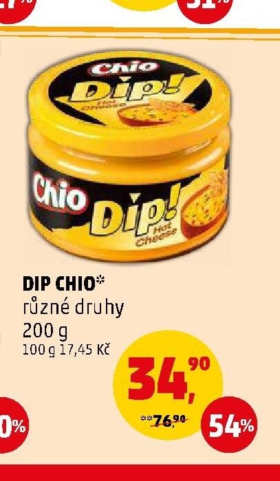Dip Chio různé druhy