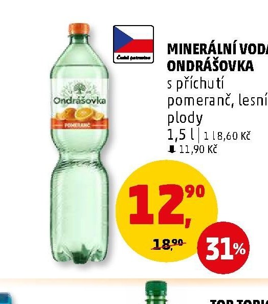 MINERÁLNÍ VODA ONDRÁŠOVKA