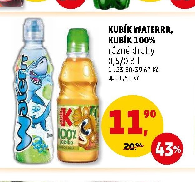 KUBÍK WATERRR, KUBÍK 100%