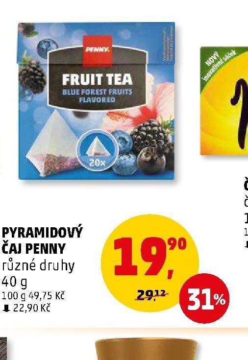 PYRAMIDOVÝ ČAJ PENNY