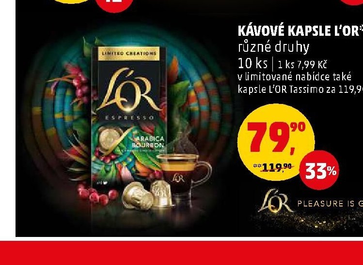 KÁVOVÉ KAPSLE L'OR