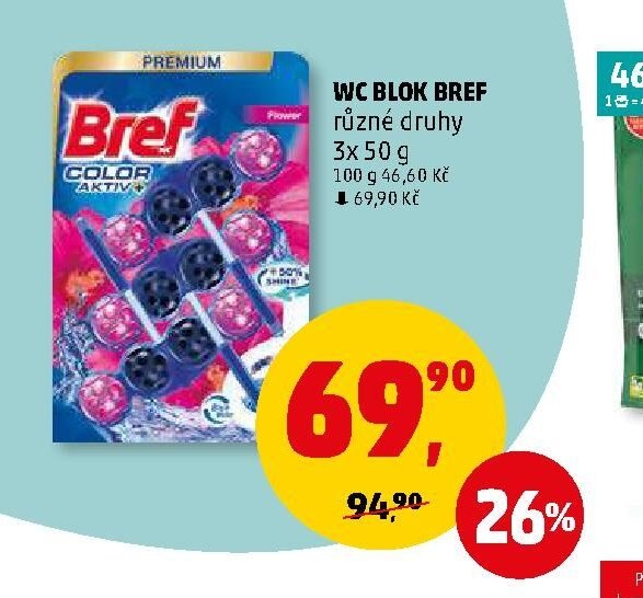 WC BLOK BREF různé druhy