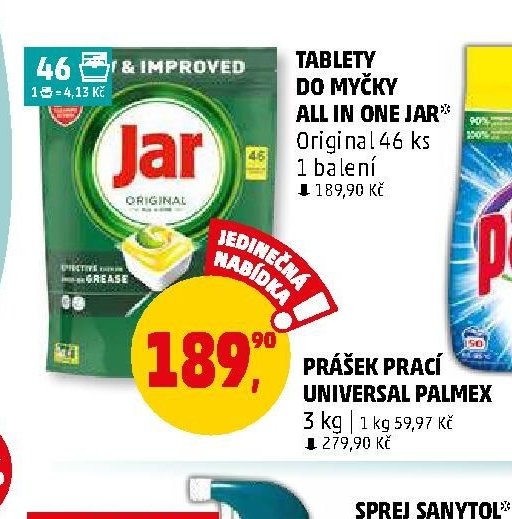 TABLETY DO MYČKY ALL IN ONE JAR