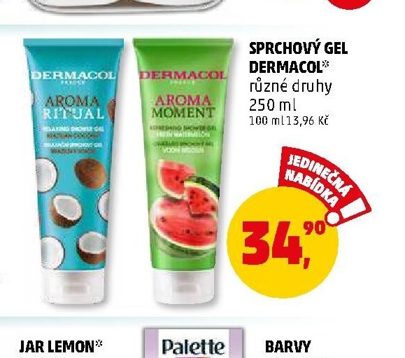 SPRCHOVÝ GEL DERMACOL různé druhy