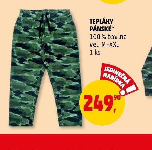 TEPLÁKY PÁNSKÉ