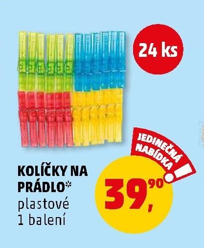 KOLÍČKY NA PRÁDLO