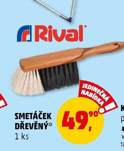 SMETÁČEK DŘEVĚNÝ