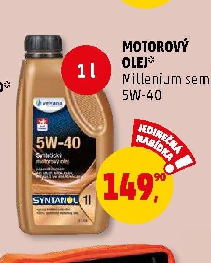 MOTOROVÝ OLEJ*