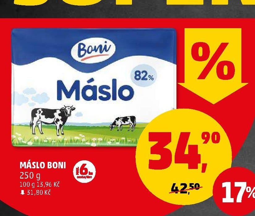 Máslo Boni 250 g