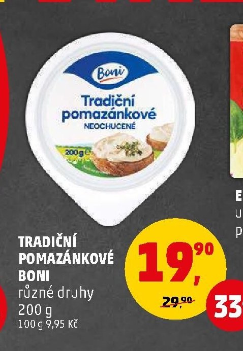 Tradiční pomazánkové Boni 200 g