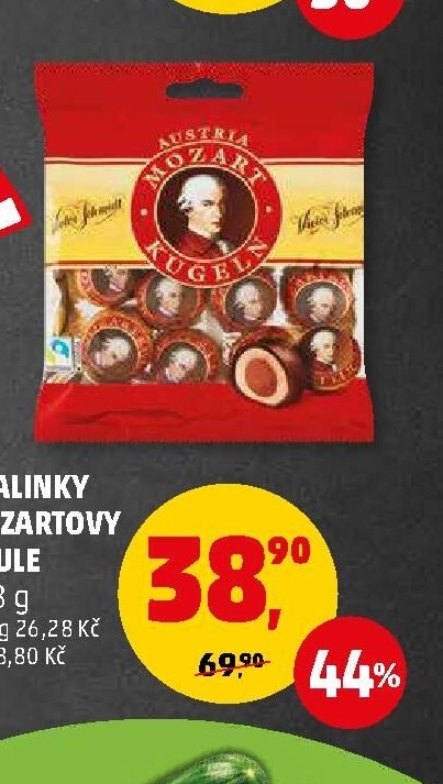 Pralinky Mozartovy koule 148 g