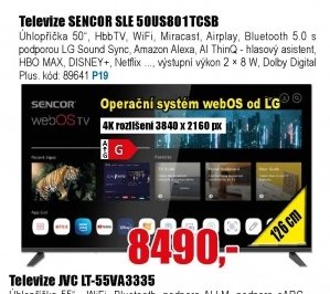 Televize SENCOR SLE 50US801TCSB