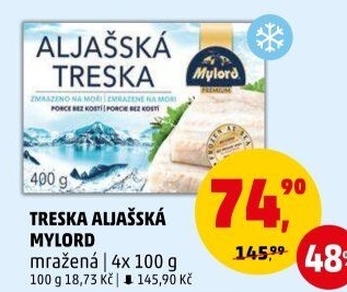 Aljašská treska mražená Mylord